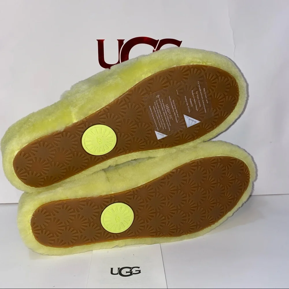 UGG Slippers Fluff Yeah Slide Poppy New size 10 - Picture 6 of 7